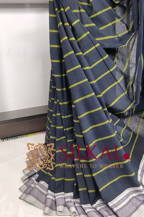 Ilkal_Cotton_Silk_Chikki_Paras_Handloom_Saree_Saree_Code-_SKL3246