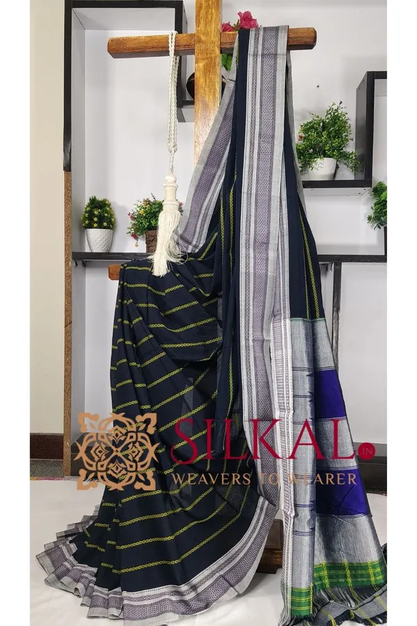 Ilkal_Cotton_Silk_Chikki_Paras_Handloom_Saree_Saree_Code-_SKL3246