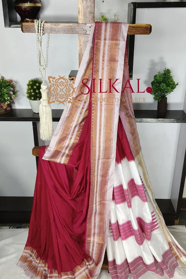 Ilkal_Cotton_Silk_Saree_SKL03519