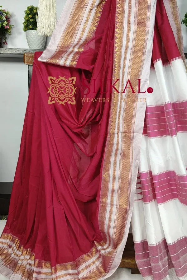 Ilkal_Cotton_Silk_Saree_SKL03519