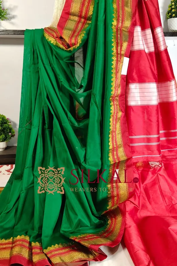 Ilkal_Cotton_Silk_Saree_SKL2015