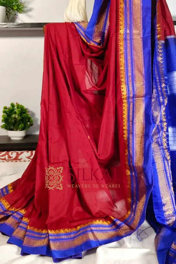 Ilkal_Cotton_Silk_Saree_SKL2016