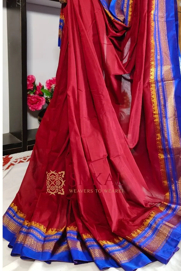 Ilkal_Cotton_Silk_Saree_SKL2016