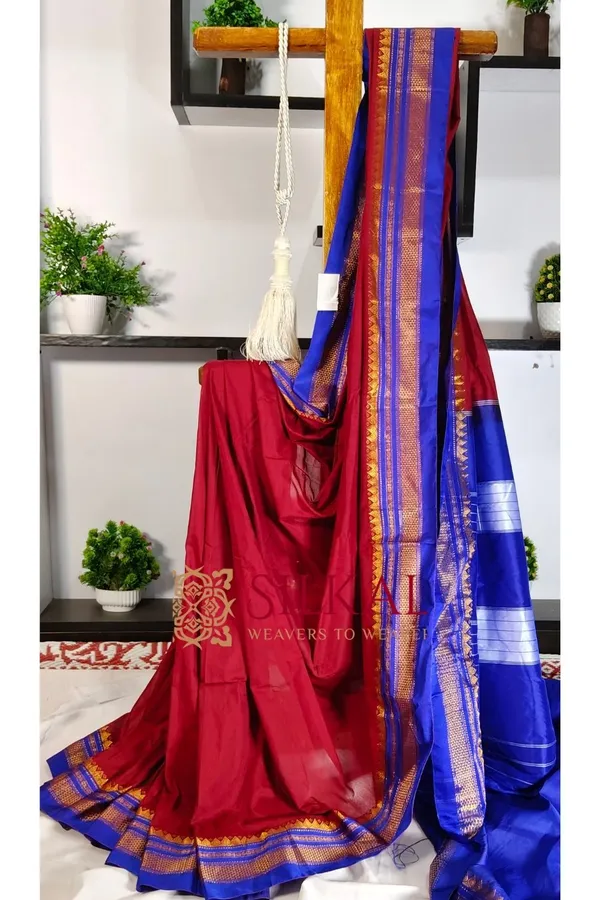 Ilkal_Cotton_Silk_Saree_SKL2016