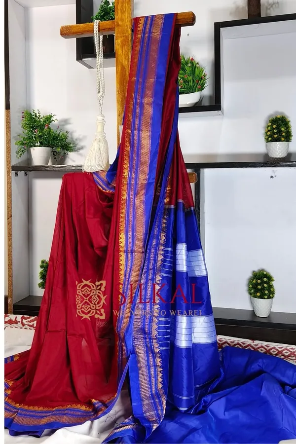 Ilkal_Cotton_Silk_Saree_SKL2016