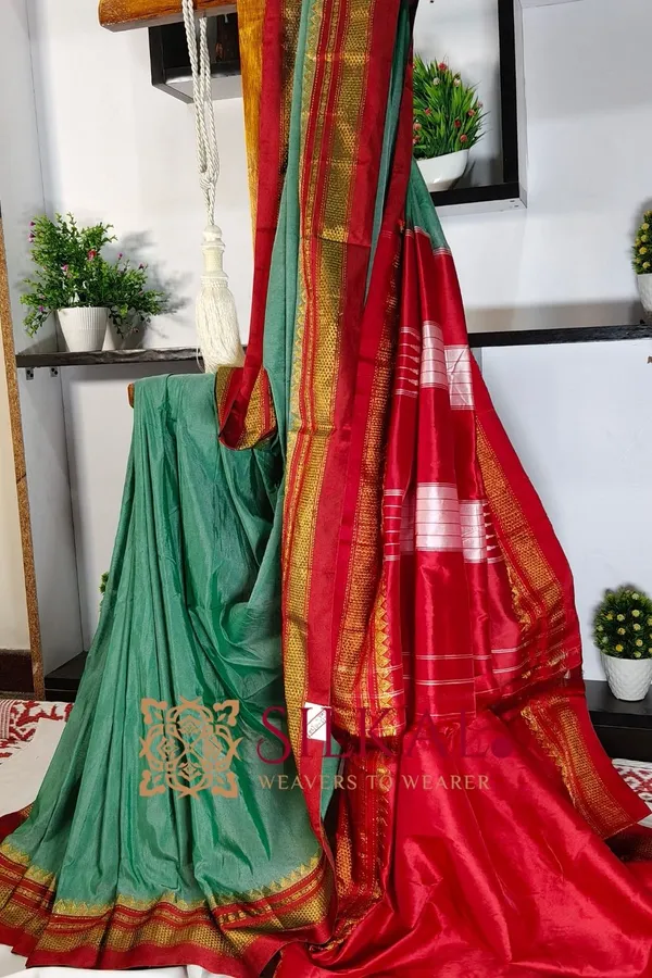 Ilkal_Cotton_Silk_Saree_SKL2026