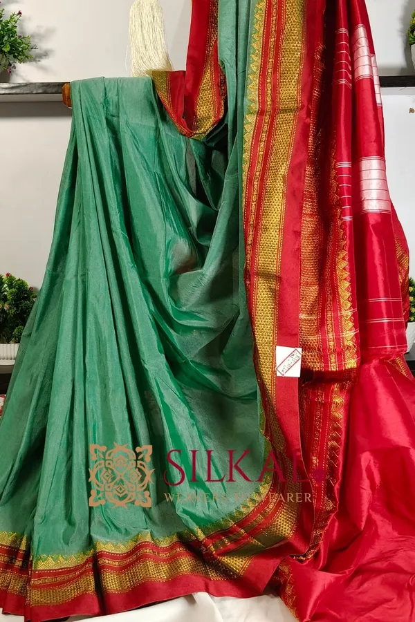Ilkal_Cotton_Silk_Saree_SKL2026