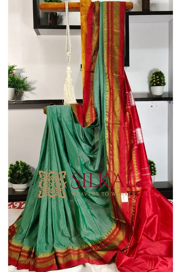 Ilkal_Cotton_Silk_Saree_SKL2026