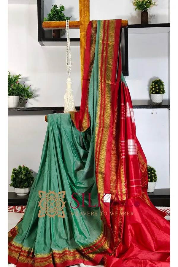 Ilkal_Cotton_Silk_Saree_SKL2026
