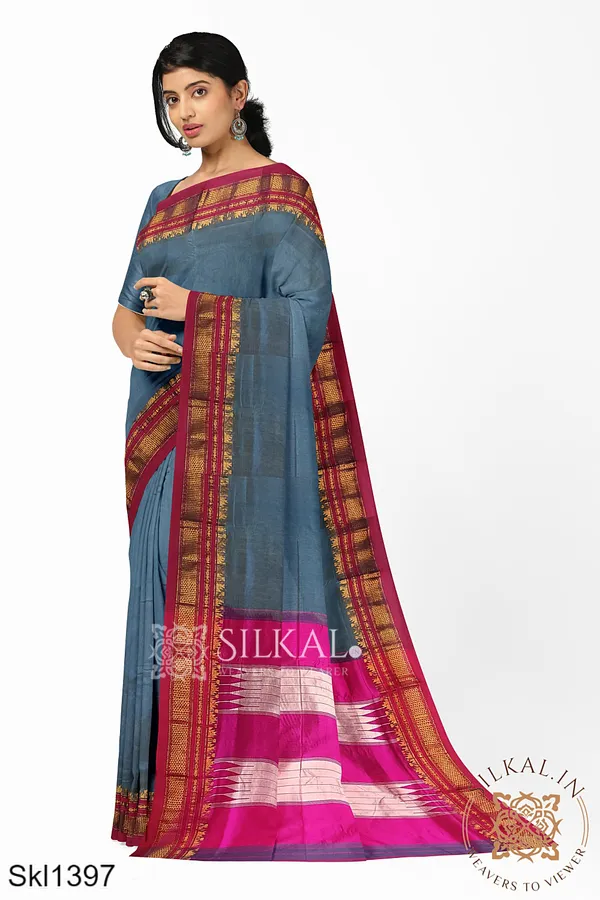 Ilkal_Cotton_Silk_Saree_SKL3066