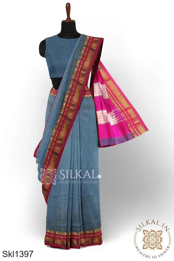 Ilkal_Cotton_Silk_Saree_SKL3066