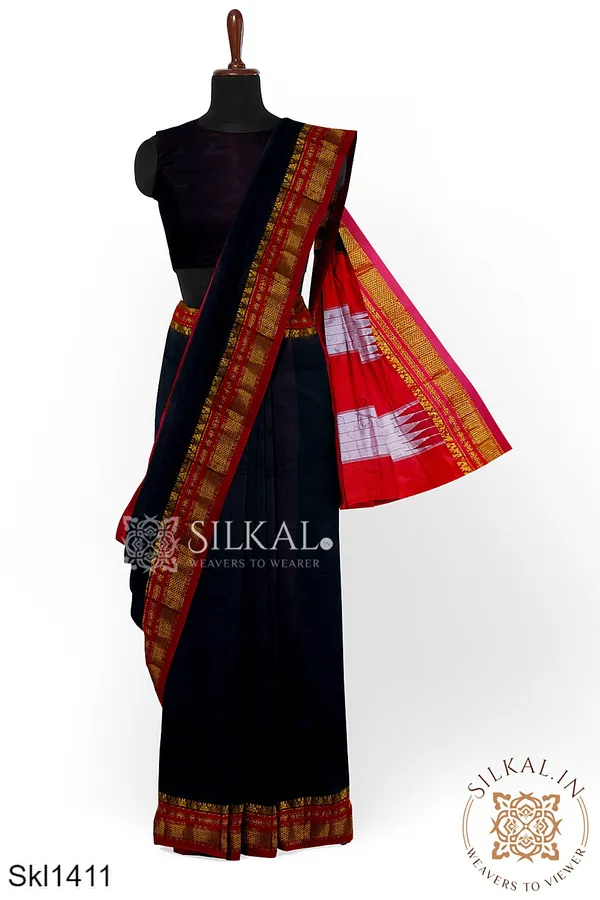 Ilkal_Cotton_Silk_Saree_SKL3103