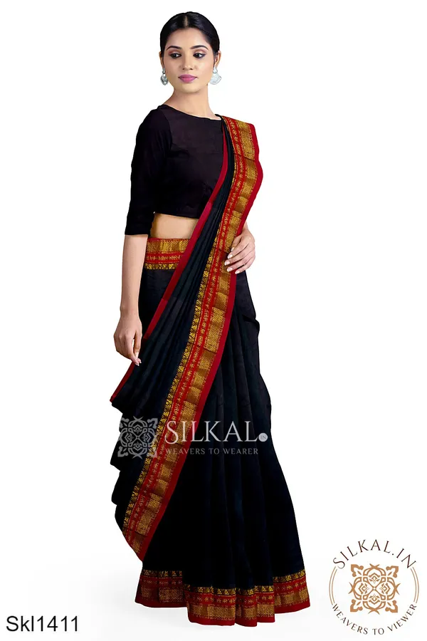 Ilkal_Cotton_Silk_Saree_SKL3103