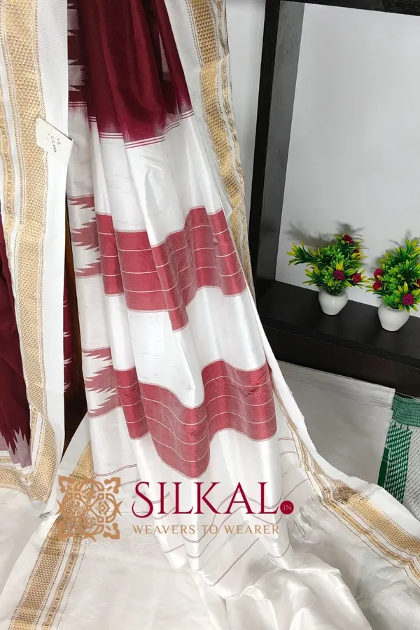 Ilkal_Cotton_Silk_Temple_Saree_SKL04081