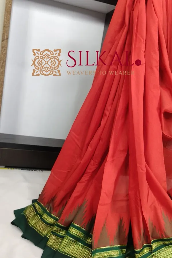Ilkal_Cotton_Silk_Temple_Saree_Saree_Code-Skl1545