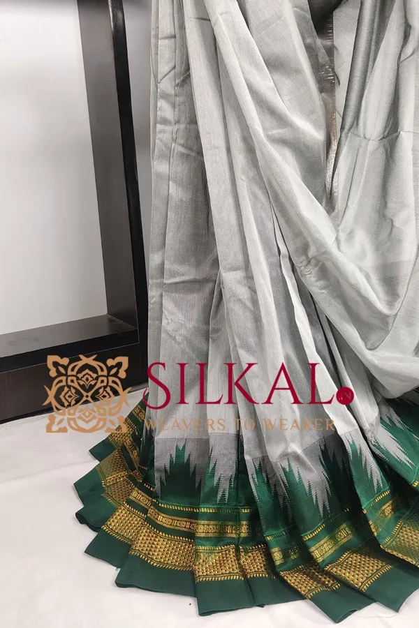 Ilkal_Cotton_Silk_Temple_Saree_Saree_Code-_SKL03374