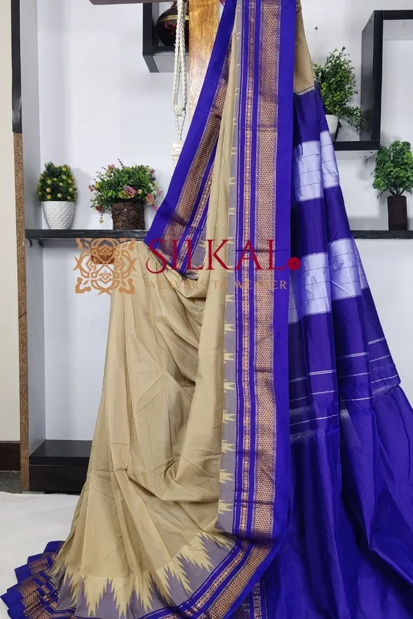 Ilkal_Cotton_Silk_Temple_Saree_Saree_Code-_SKL03379