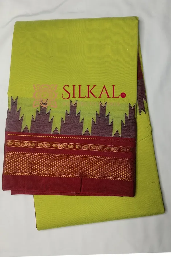 Ilkal_Cotton_Silk_Temple_Saree_Saree_Code-_SKL03389