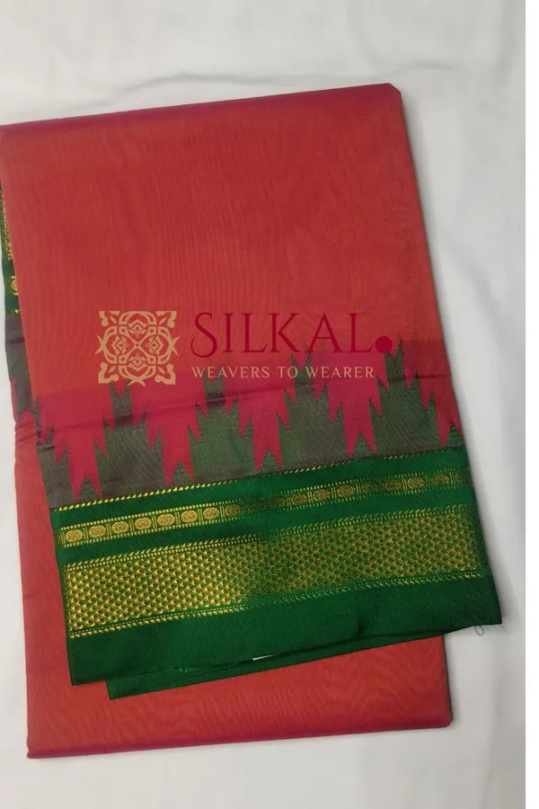 Ilkal_Cotton_Silk_Temple_Saree_Saree_Code-_SKL03390