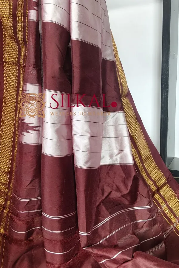 Ilkal_Cotton_Silk_Temple_Saree_Saree_Code-_SKL03391