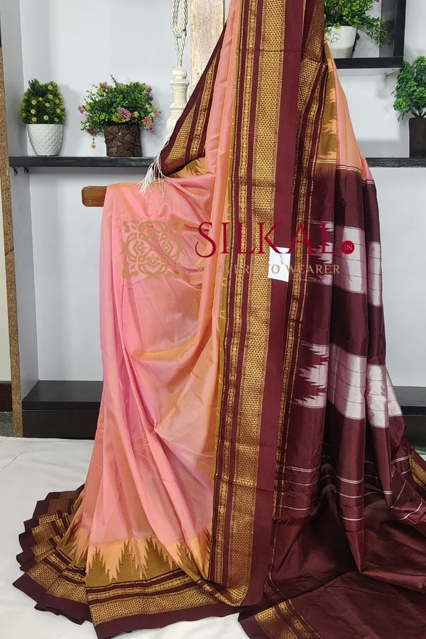 Ilkal_Cotton_Silk_Temple_Saree_Saree_Code-_SKL03391