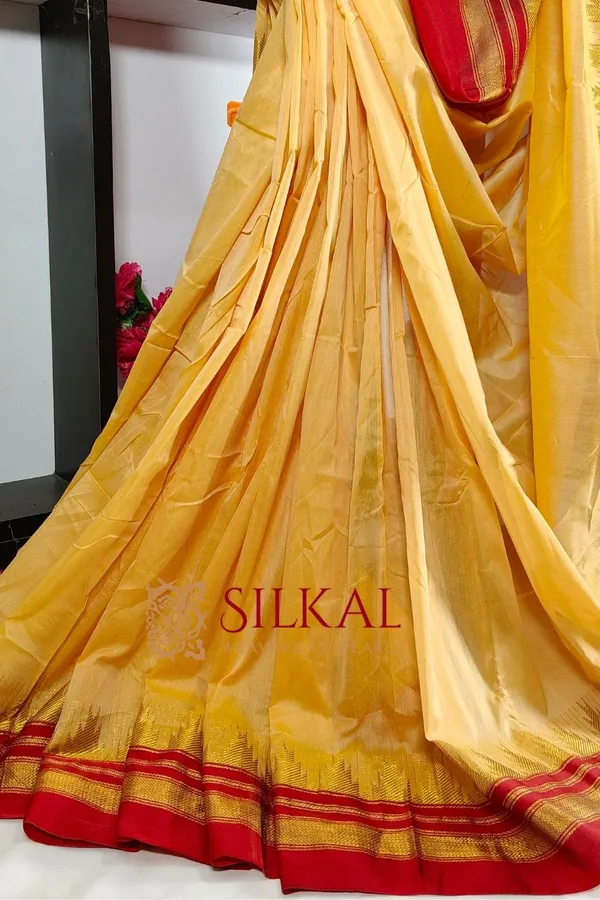Ilkal_Cotton_Silk_Temple_Saree_Saree_Code-_SKL2033