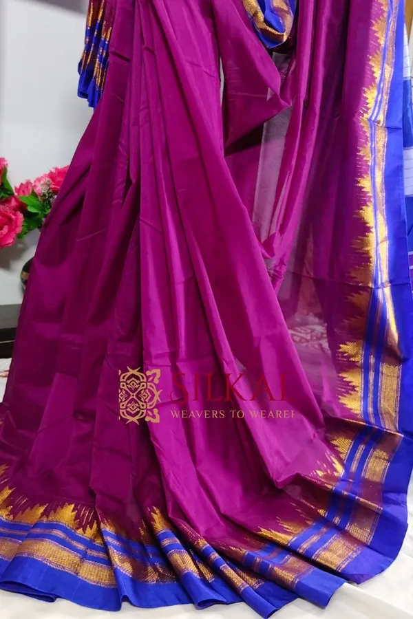 Ilkal_Cotton_Silk_Temple_Saree_Saree_Code-_SKL2035