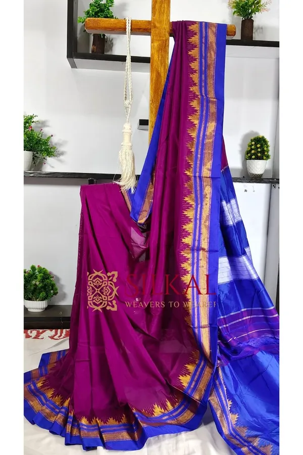Ilkal_Cotton_Silk_Temple_Saree_Saree_Code-_SKL2035