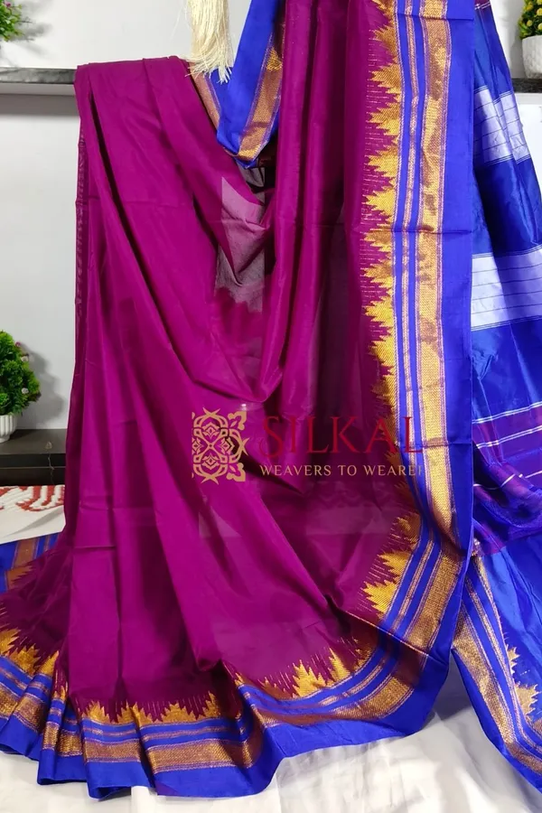 Ilkal_Cotton_Silk_Temple_Saree_Saree_Code-_SKL2035