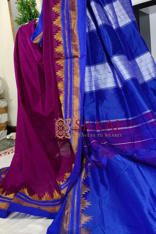 Ilkal_Cotton_Silk_Temple_Saree_Saree_Code-_SKL2035