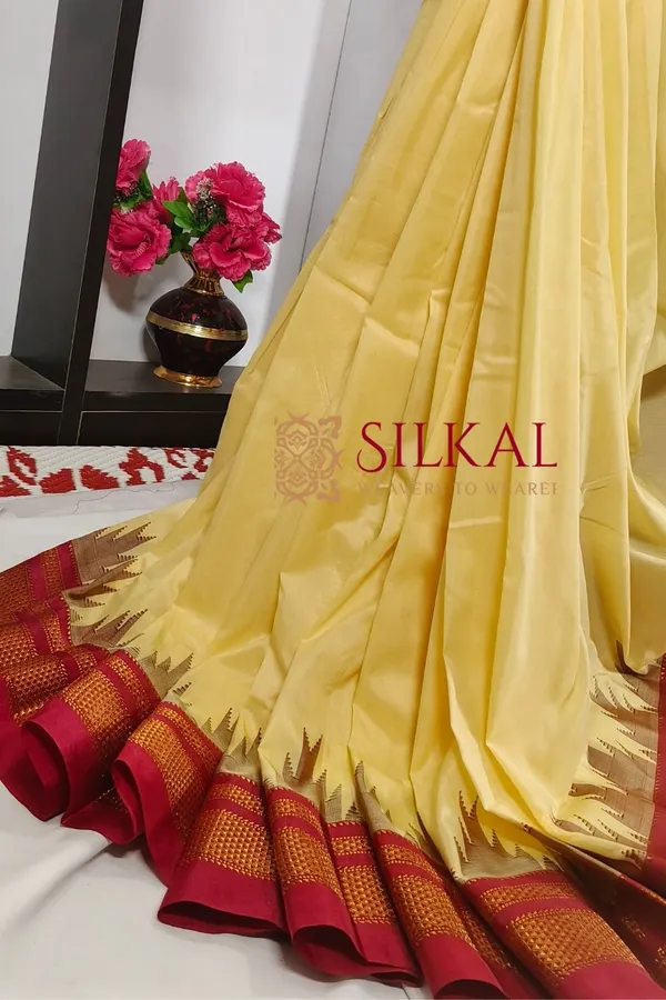 Ilkal_Cotton_Silk_Temple_Saree_Saree_Code-_SKL2039