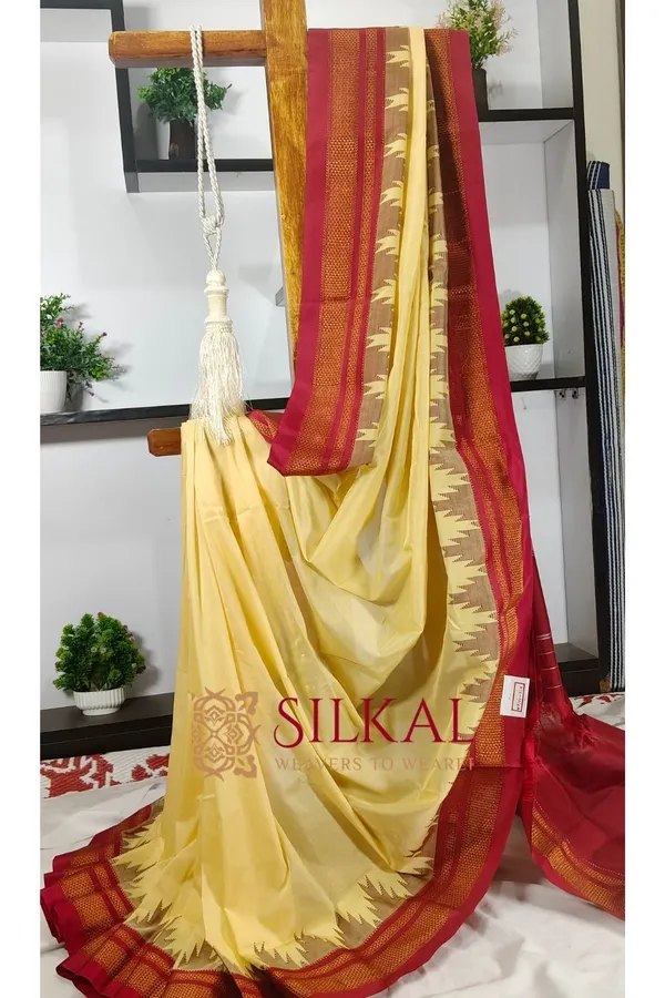 Ilkal_Cotton_Silk_Temple_Saree_Saree_Code-_SKL2039