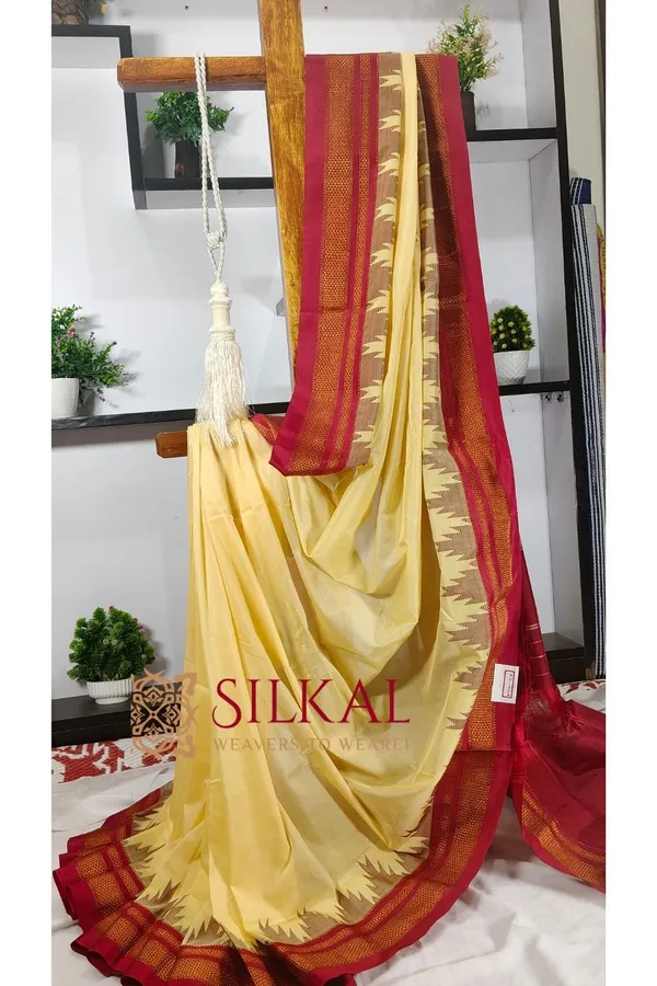 Ilkal_Cotton_Silk_Temple_Saree_Saree_Code-_SKL2039