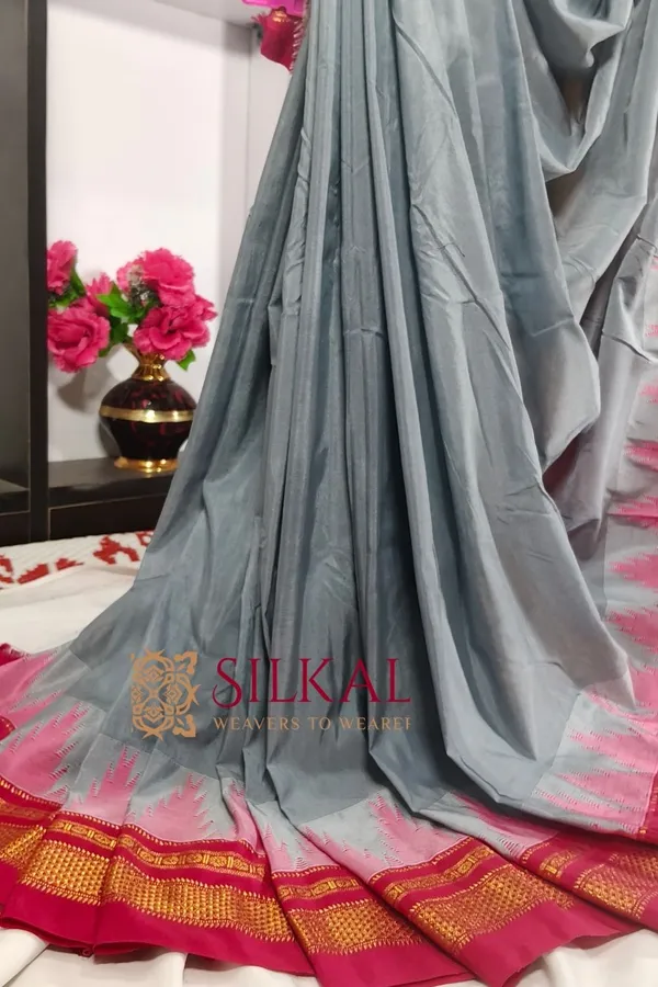 Ilkal_Cotton_Silk_Temple_Saree_Saree_Code-_SKL2042