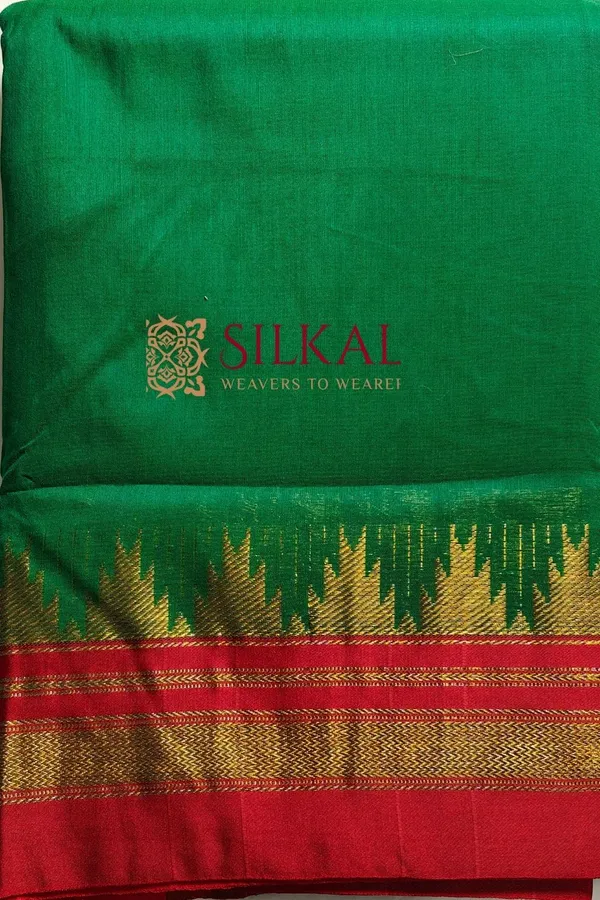 Ilkal_Cotton_Silk_Temple_Saree_Saree_Code-_SKL3001