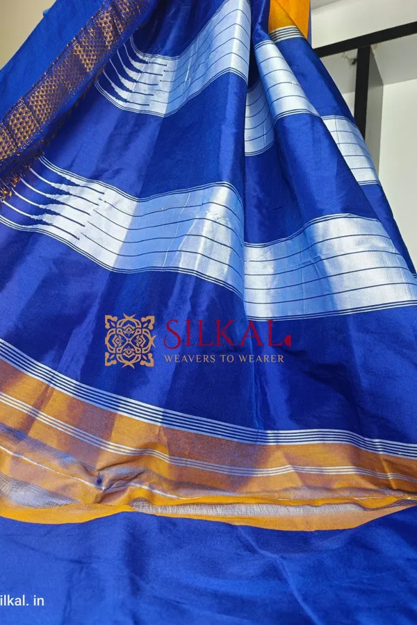 Ilkal_Cotton_Silk_With_Chikki_Paras_Border_Saree_Code-_SKL1296