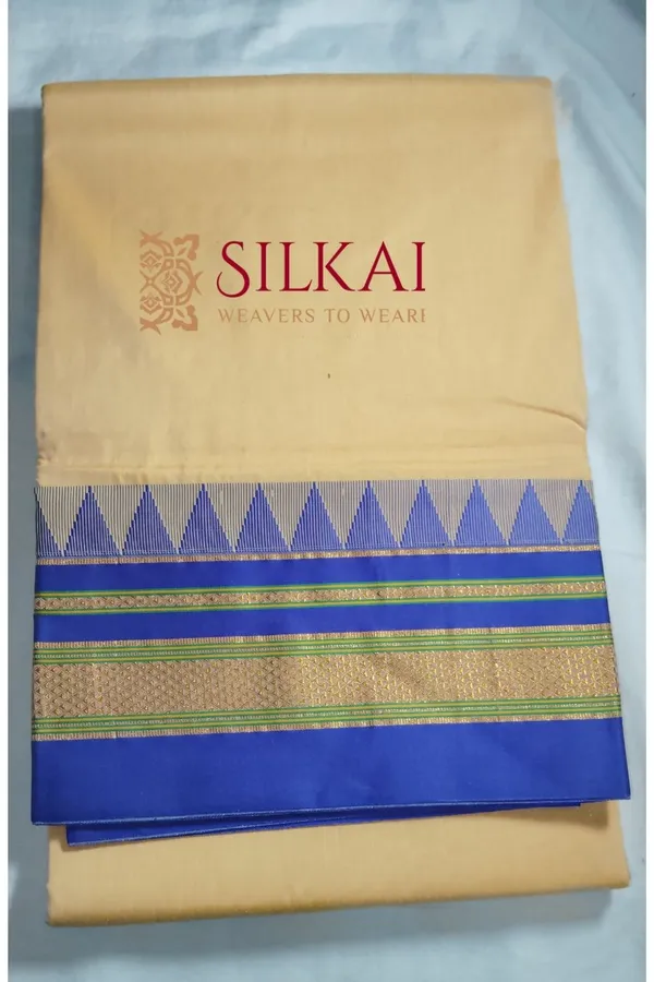 Ilkal_Embossed_With_Mercerized_Cotton_Saree_Code-_SKL1887