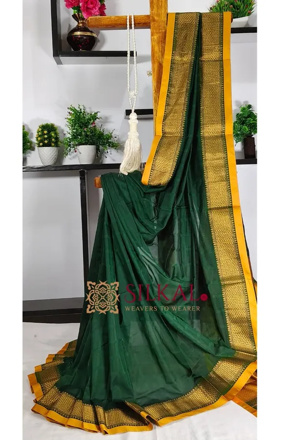 Ilkal_Embossed_With_Mercerized_Cotton_Saree_SKL3100