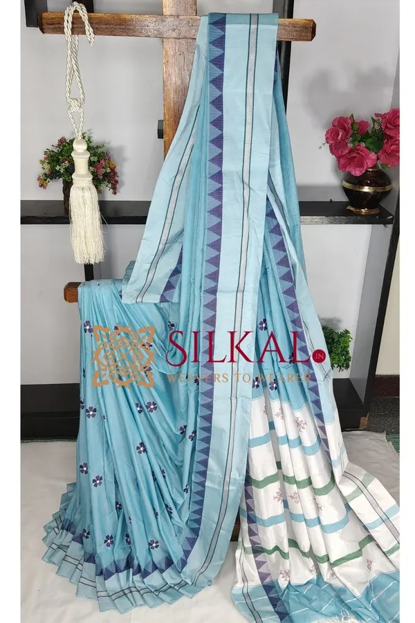 Ilkal_Flower_Butta_Saree_SKL03602