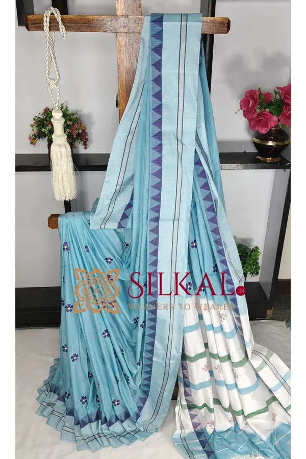 Ilkal_Flower_Butta_Saree_SKL03602