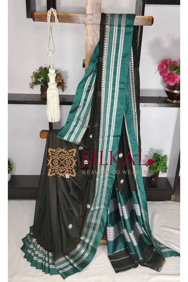 Ilkal_Flower_Butta_Saree_SKL03672