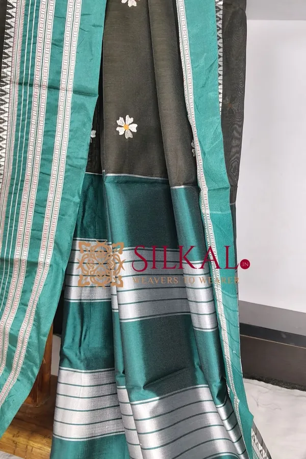 Ilkal_Flower_Butta_Saree_SKL03672