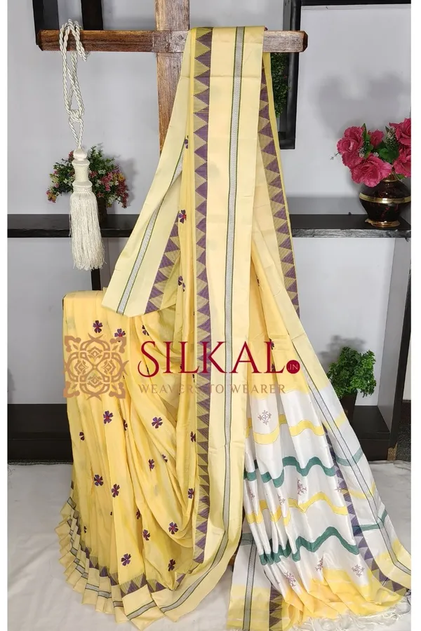 Ilkal_Flower_Butta_Saree_SKL03673