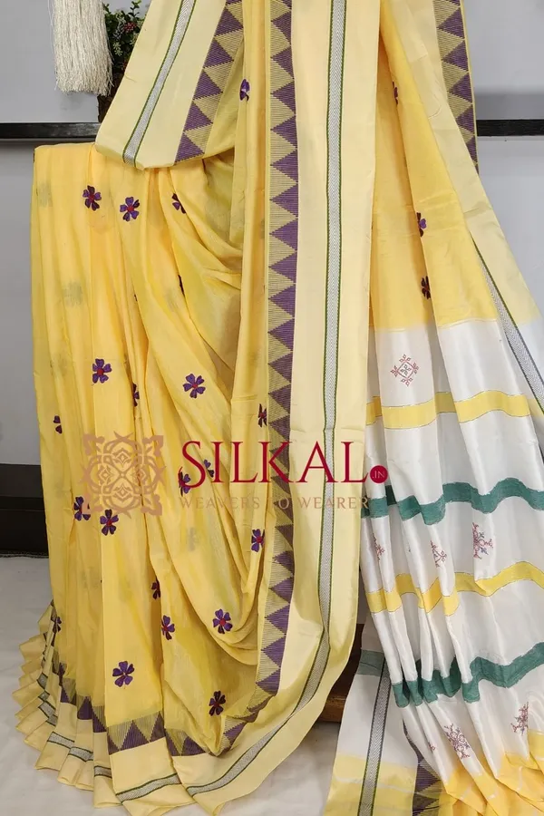 Ilkal_Flower_Butta_Saree_SKL03673