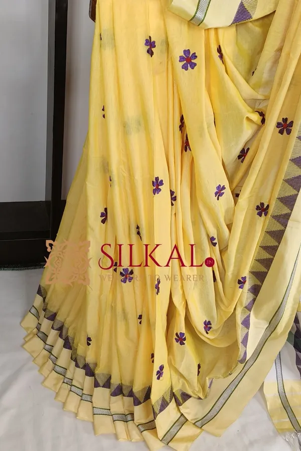 Ilkal_Flower_Butta_Saree_SKL03673