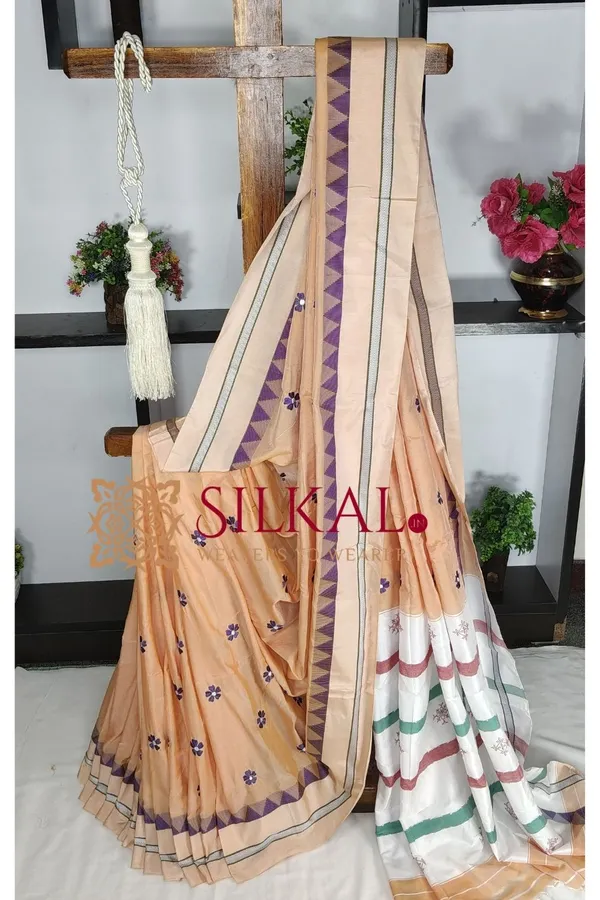 Ilkal_Flower_Butta_Saree_SKL03674