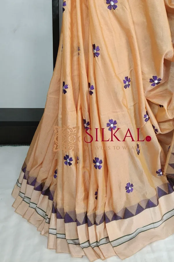 Ilkal_Flower_Butta_Saree_SKL03674