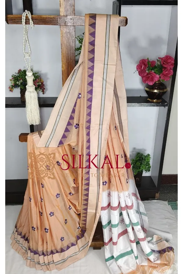 Ilkal_Flower_Butta_Saree_SKL03674