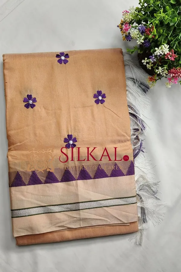 Ilkal_Flower_Butta_Saree_SKL03674