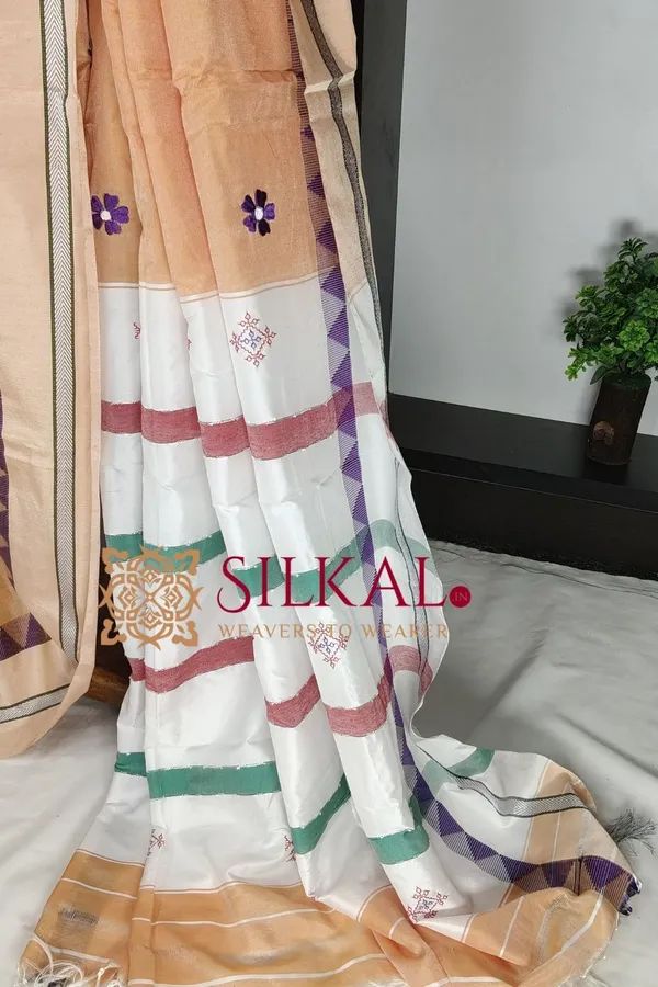 Ilkal_Flower_Butta_Saree_SKL03674